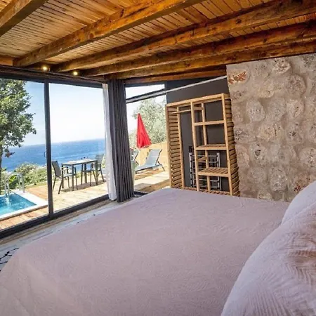 Private Pool With Garden For 2 People In Faralya, - Awz 229 Φετιγιέ